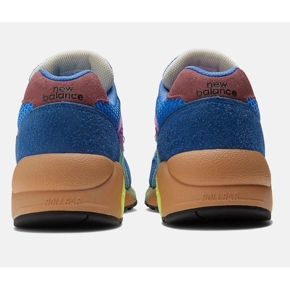 New Balance 580 Sneakers Mens 8.5 Wmns 10 Atlantic Blue Multi-Color MT580HSB NEW - Picture 4 of 12